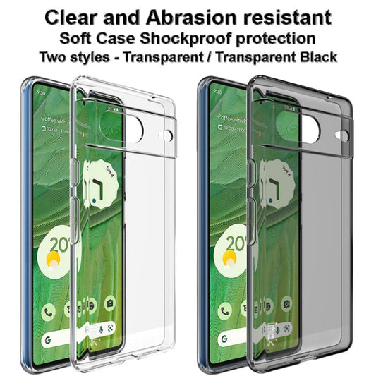 For Google Pixel 7 Pro IMAK UX-5 Series Transparent Shockproof TPU Protective Phone Case(Transparent) by imak