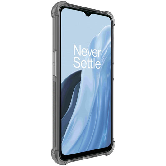 For OnePlus Nord N300 5G imak Shockproof Airbag TPU Phone Case(Transparent Black) by imak