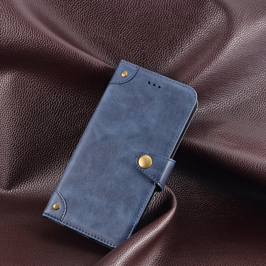 For ZTE Axon 30S idewei Retro Texture Leather Phone Case(Blue) by idewei