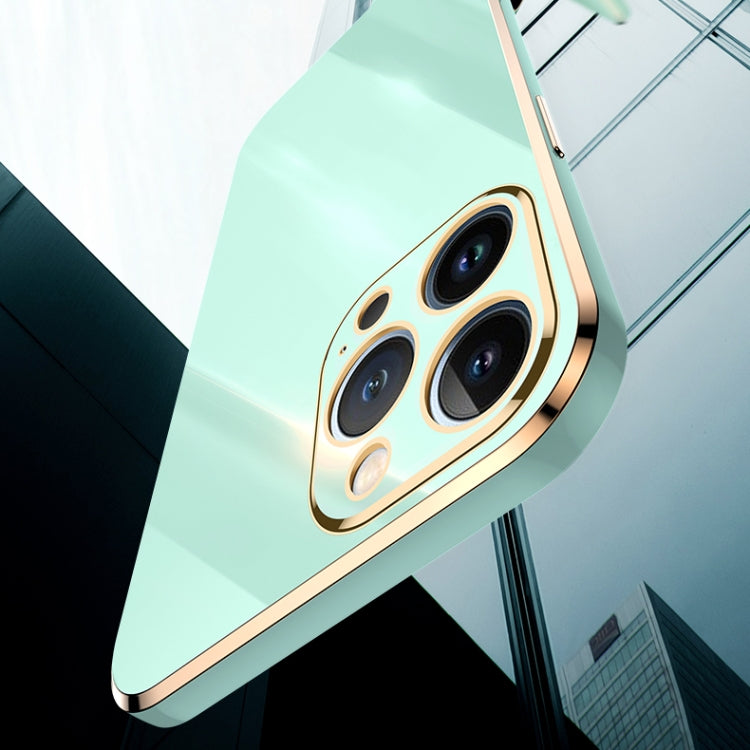 For iPhone 14 Pro Max XINLI Straight Edge 6D Electroplate TPU Phone Case(Black) by XINLI