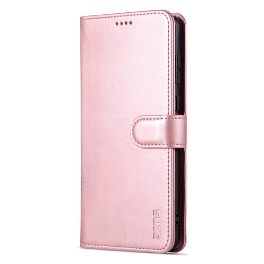 For Huawei Mate 50 / Mate 50E AZNS Skin Feel Calf Texture Flip Leather Phone Case(Rose Gold) by AZNS