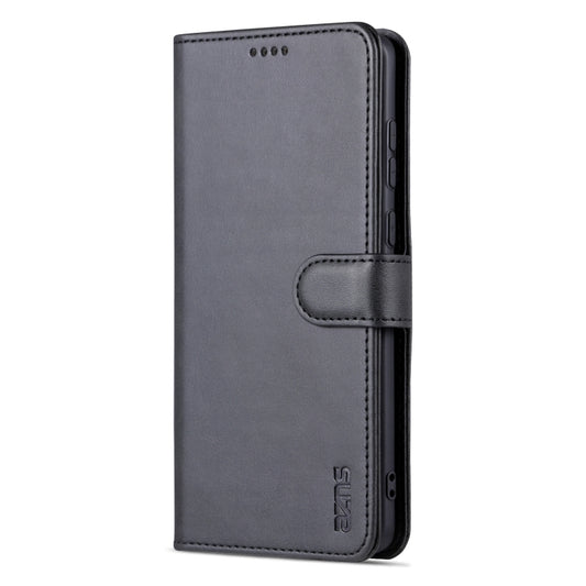 For Huawei Mate 50 / Mate 50E AZNS Skin Feel Calf Texture Flip Leather Phone Case(Black) by AZNS