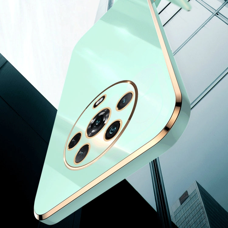 For Honor Play 30 XINLI Straight Edge 6D Electroplate TPU Phone Case(Black) by XINLI