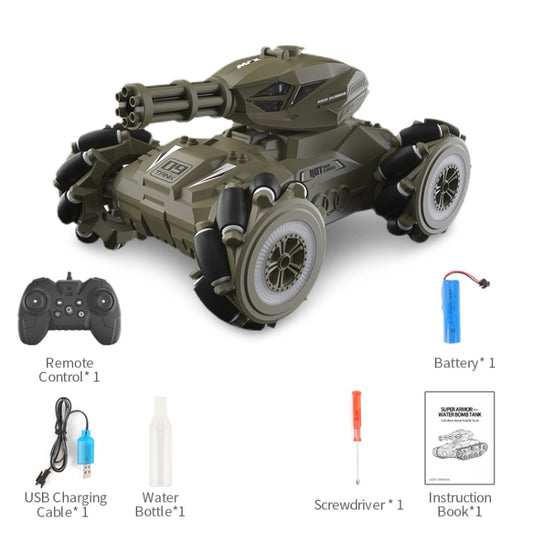 JJR/C Q126 Spray Bomb Drift Remote Control Car, Specification:Single Control Universal Wheel(Green) by JJR/C