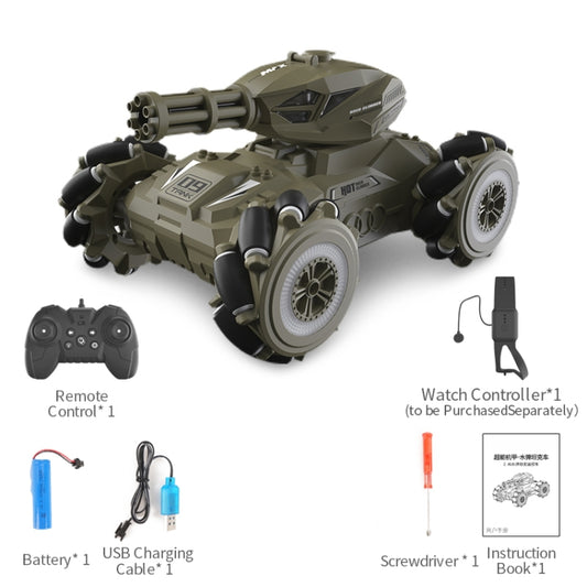 JJR/C Q126 Spray Bomb Drift Remote Control Car, Specification:Double Control Universal Wheel(Green) by JJR/C