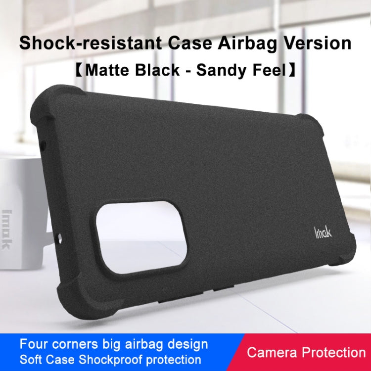 For Nokia X30 5G imak Shockproof Airbag TPU Phone Case(Matte Black) by imak