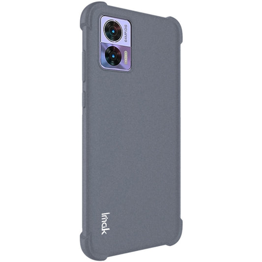 For Motorola Edge 30 Neo 5G imak Shockproof Airbag TPU Phone Case(Matte Grey) by imak