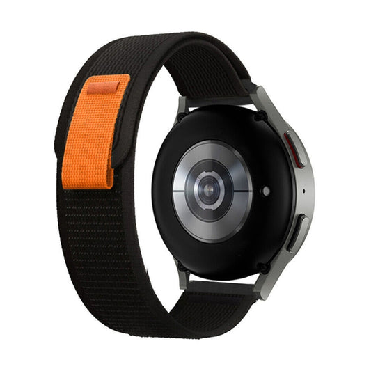 For Garmin Forerunner 255 / 745 Loop Nylon Watch Band(Black) by bashfashion