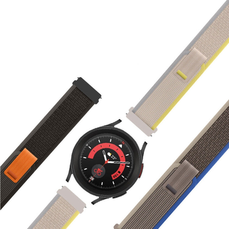 For Garmin Forerunner 255 / 745 Loop Nylon Watch Band(Black) by bashfashion