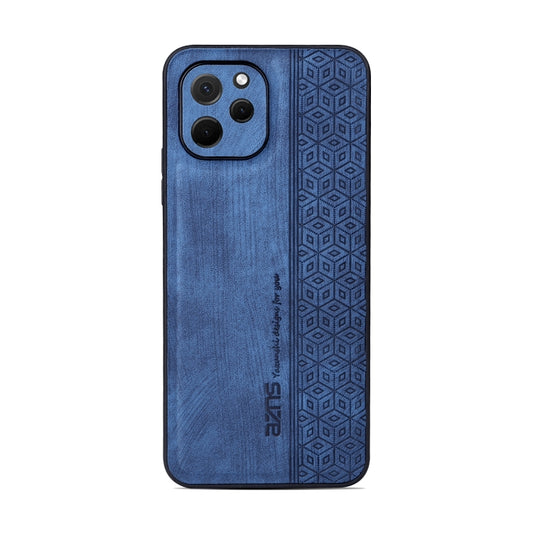 For Huawei Enjoy 50z / nova Y61 AZNS 3D Embossed Skin Feel Phone Case(Sapphire Blue) by AZNS