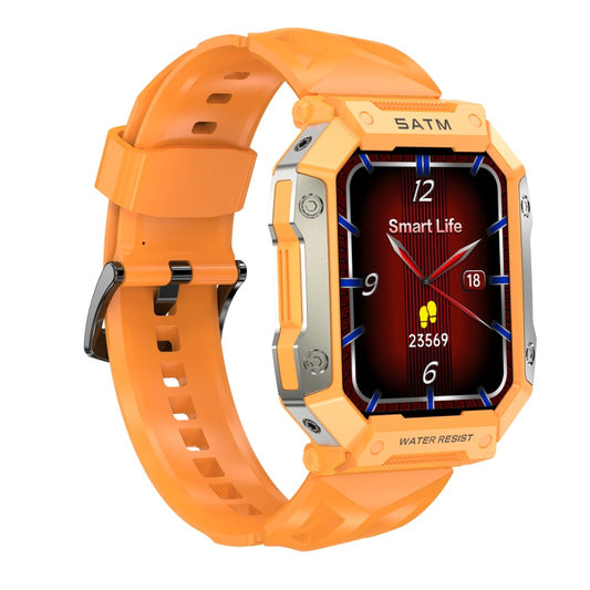 PG333 1.91 inch Waterproof Smart Sports Watch Support Heart Rate Monitoring / Blood Pressure Monitoring(Orange) by bashfashion