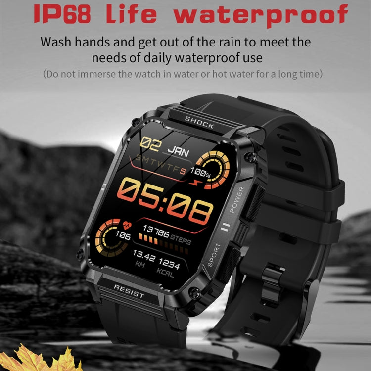 T3 1.95 inch Rugged Smart Sports Wristband Support Heart Rate Monitoring / Blood Pressure Monitoring(Green) by bashfashion