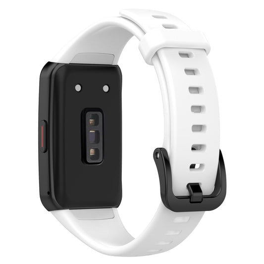 For Honor Band 7 Silicone Watch Band(White) by bashfashion