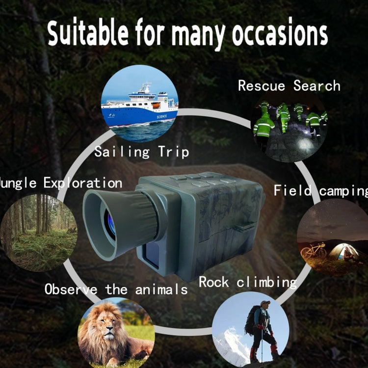 NV3000 Outdoor Hunting 4K HD Monocular Digital Night Vision Device(Camouflage) by bashfashion