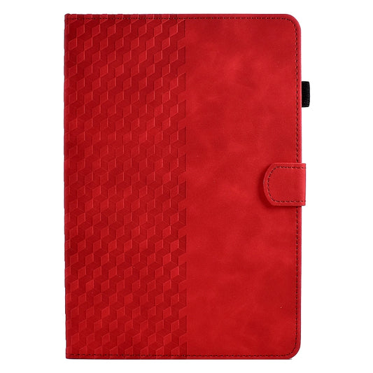 For 7.0 inch Universal Tablet Rhombus Embossed Leather Case(Red) by bashfashion