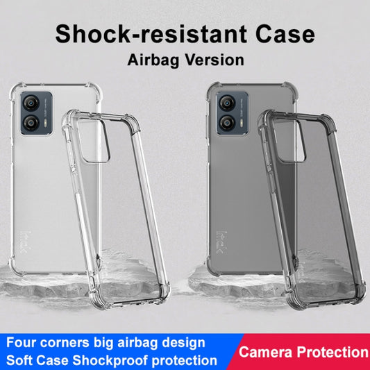 For Motorola Moto G53 5G imak Shockproof Airbag TPU Phone Case(Transparent) by imak