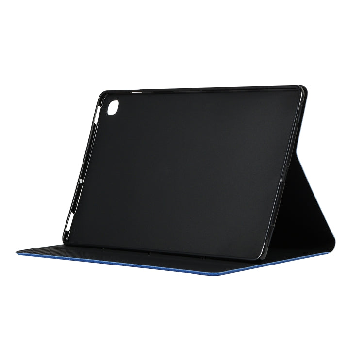 For Galaxy S6 Lite P610 Universal Voltage Craft Cloth TPU Protective Case with Holder(Brown) by bashfashion