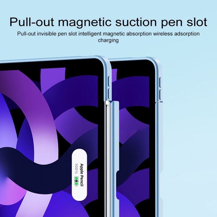 For Huawei MatePad 10.8 Detachable Rotating Leather Tablet Case(Black) by bashfashion