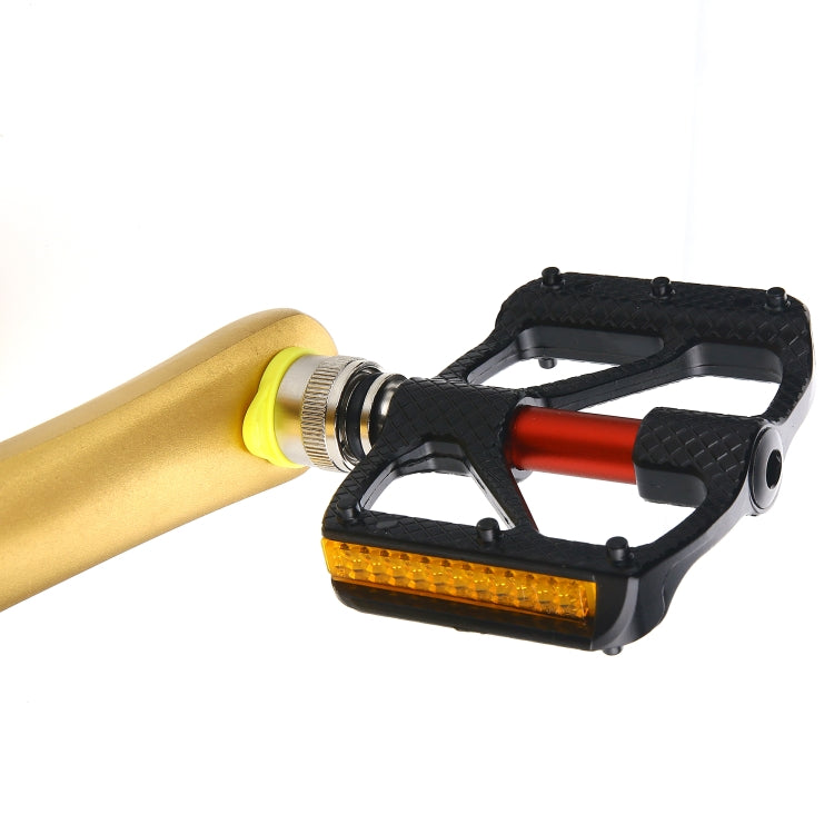 QR610 1 Pair Carbon Fiber Bicycle Quick Release Pedals(Red Axis) by bashfashion