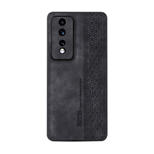 For Honor 80 GT 5G AZNS 3D Embossed Skin Feel Phone Case(Black) by AZNS