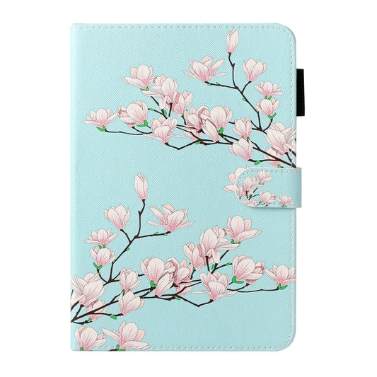 For Galaxy Tab A 8.0 (2019) T290 Cross Texture Painted Horizontal Leather Case with Sleep / Wake-up Function & Card Slot & Holder & Wallet(Magnolia) by bashfashion