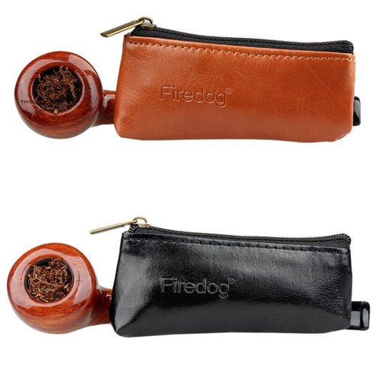 FIREDOG CL-45 Portable Moisture Pipe Tobacco Bag(Brown) by FIREDOG