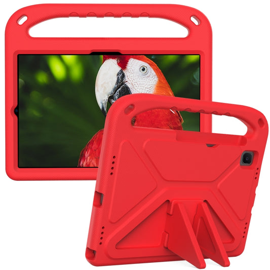For Samsung Galaxy Tab S6 Lite P610 Handle EVA Shockproof Tablet Case with Holder(Red) by bashfashion