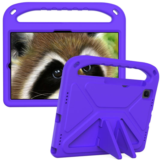 For Samsung Galaxy Tab S6 T860 Handle EVA Shockproof Tablet Case with Holder(Purple) by bashfashion