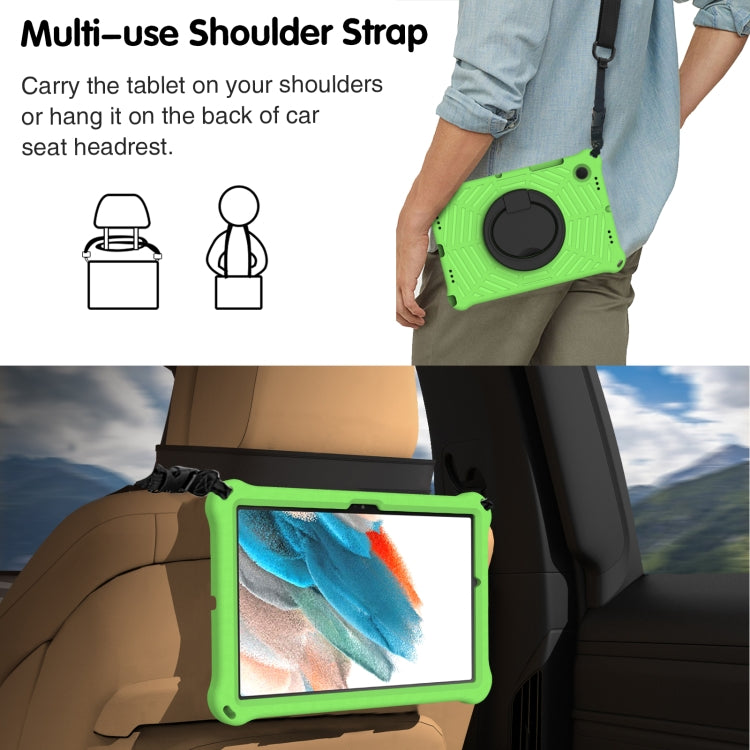 For Samsung Galaxy Tab A8 10.5 X205 / X200 Spider King Silicone Protective Tablet Case(Green) by bashfashion