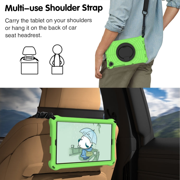 For Samsung Galaxy Tab A 10.1 2019 T510 Spider King Silicone Protective Tablet Case(Green) by bashfashion