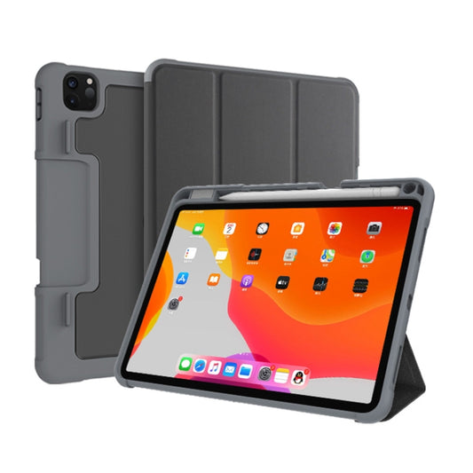 For iPad Pro 11 2022 / 2021 / 2020 Mutural Horizontal Flip Leather Tablet Case with Holder & Pen Slot(Black) by Mutural