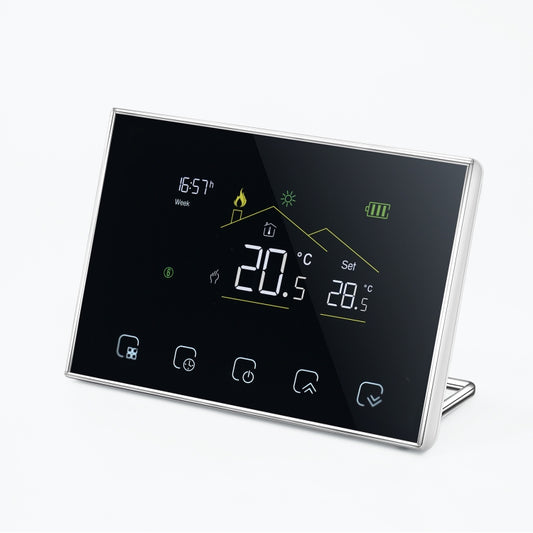 BHT-8000RF-VA- GBW Wireless Smart LED Screen Thermostat With WiFi, Specification:Electric Heating by bashfashion