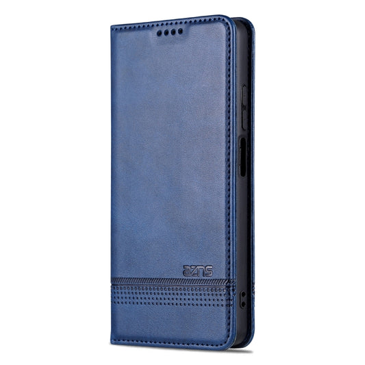 For Honor Play 50 Plus AZNS Magnetic Calf Texture Flip Leather Phone Case(Dark Blue) by AZNS
