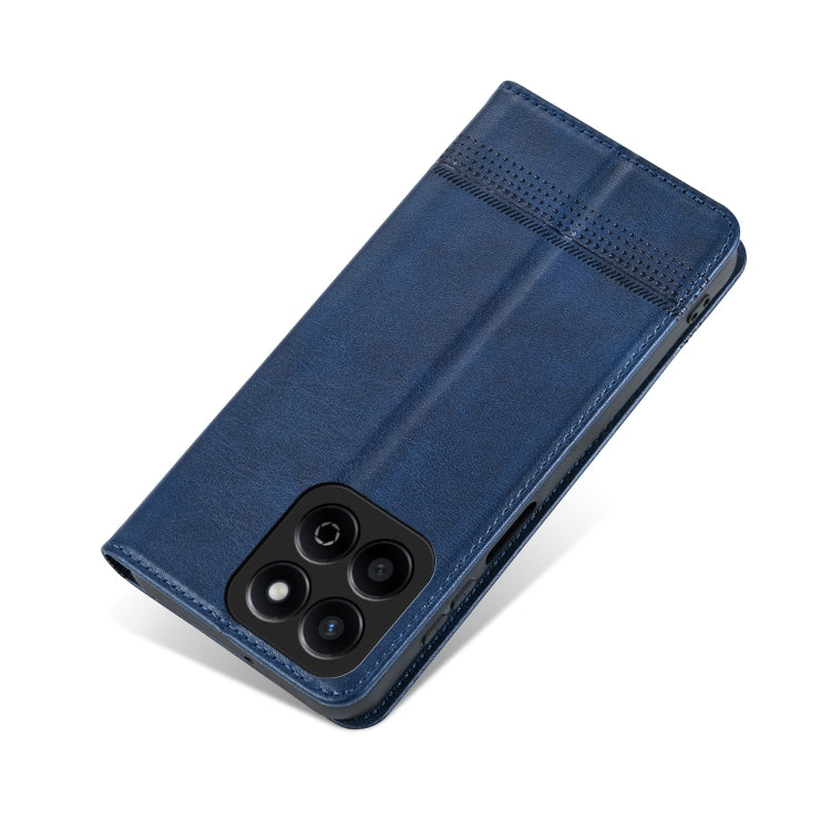 For Honor Play 60 Plus AZNS Magnetic Calf Texture Flip Leather Phone Case(Dark Blue) by AZNS
