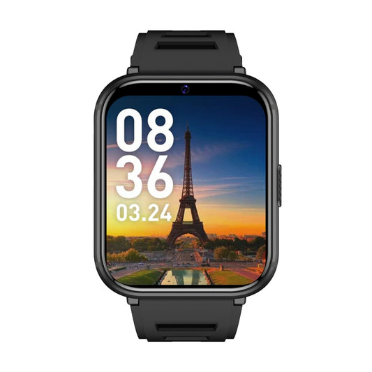 Q668 1.99 inch Screen 4G Smart Watch Android 9.0, Specification:2GB+16GB(Black) by bashfashion