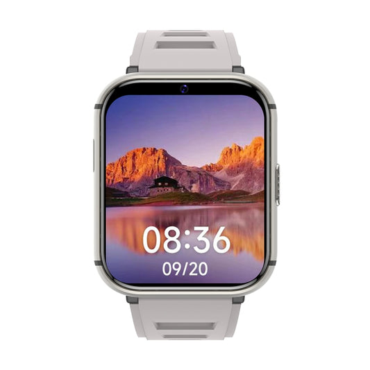 Q668 1.99 inch Screen 4G Smart Watch Android 9.0, Specification:2GB+16GB(Silver) by bashfashion