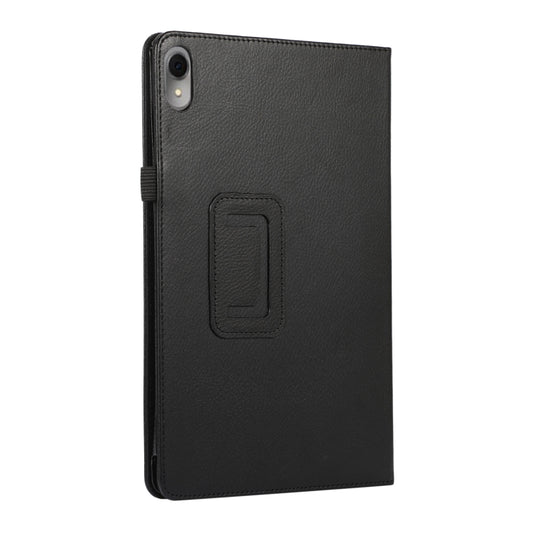 For Huawei MatePad 11 2023 Litchi Texture Leather Tablet Case with Holder(Black) by bashfashion