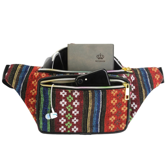 Outdoor Sports Bohemian Ethnic Style Fashion Waist Bag, Size:34x15cm(Style-C) by bashfashion