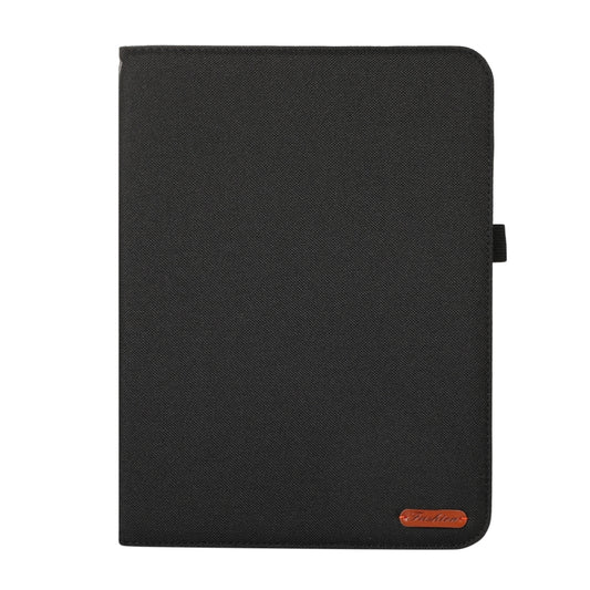 For OPPO Pad 2 Fabric Leather Tablet Case(Black) by bashfashion