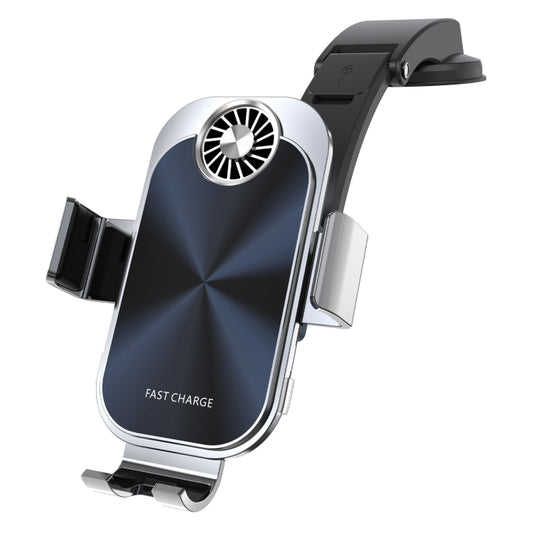 For Samsung Galaxy Z Flip4 / 3 C36 Fan Cooling Dual Coil Car Phone Holder Wireless Charger by bashfashion
