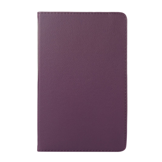 For Lenovo Tab M9 360 Degree Rotation Litchi Texture Tablet Leather Case with Holder(Purple) by bashfashion