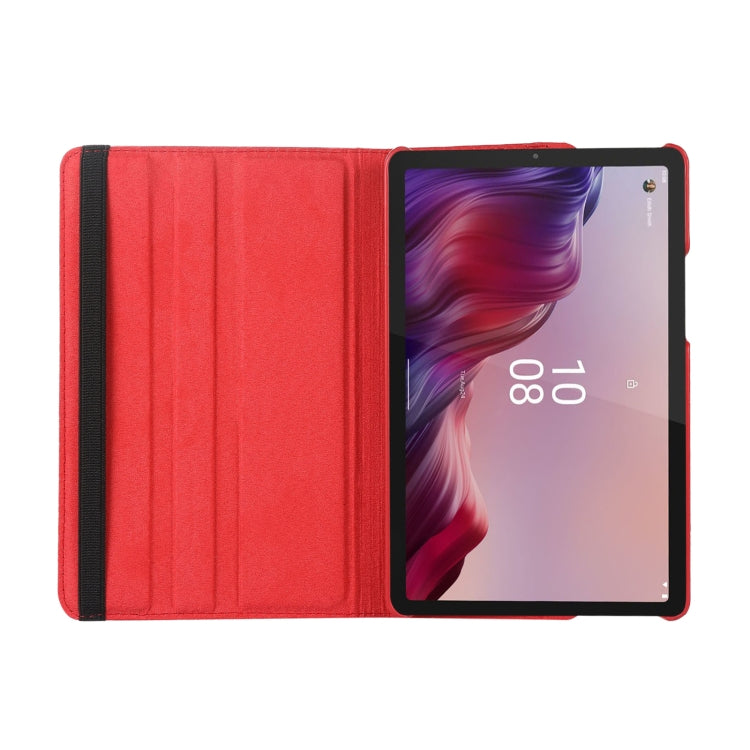 For Lenovo Tab M9 360 Degree Rotation Litchi Texture Tablet Leather Case with Holder(Purple) by bashfashion