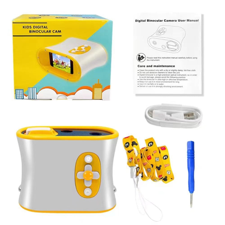 DT15 10X Magnification 2.4 inch IPS Screen Binocular Camera Digital Telescope(Blue) by bashfashion