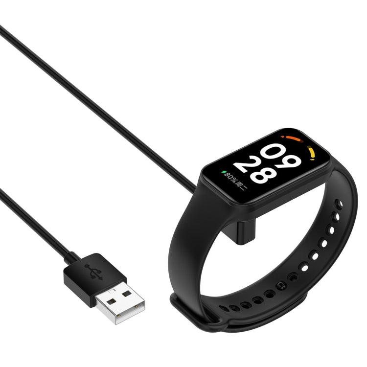 For Xiaomi Mi Band 8 Watch Magnetic Suction Charger USB Charging Cable, Length:1m(Black) by bashfashion