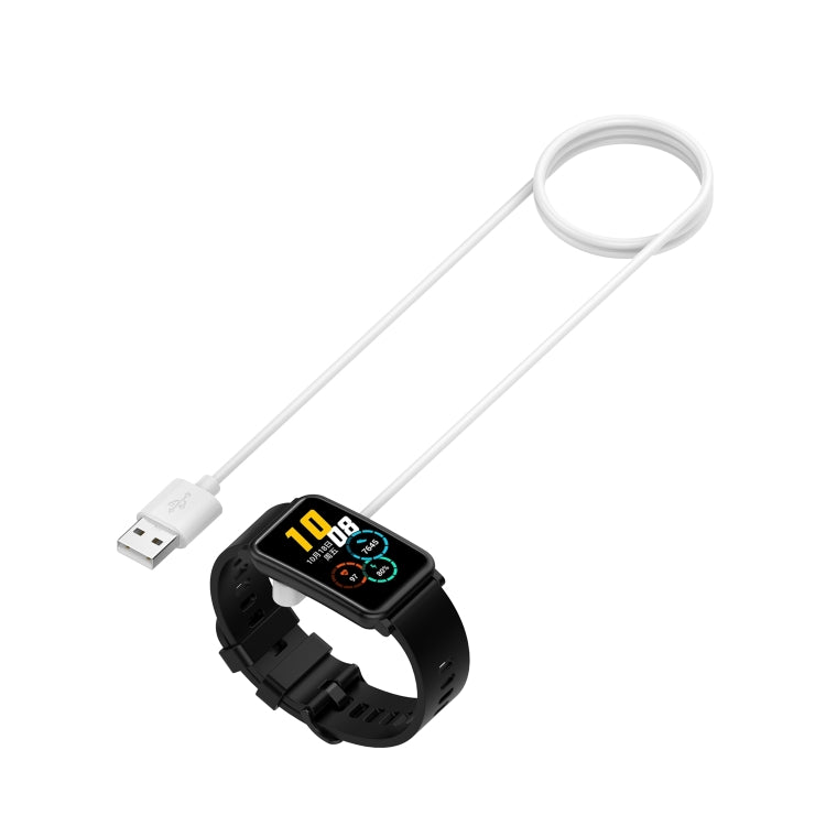 For Huawei Band 8 Smart Watch USB Charging Cable With Chip Protection(White) by bashfashion