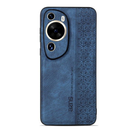 For Huawei P60 Art AZNS 3D Embossed Skin Feel Phone Case(Sapphire Blue) by AZNS