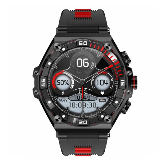 CT18 1.43 inch AMOLED Screen Smart Watch Supports Bluetooth Call/Blood Oxygen Detection(Red) by bashfashion