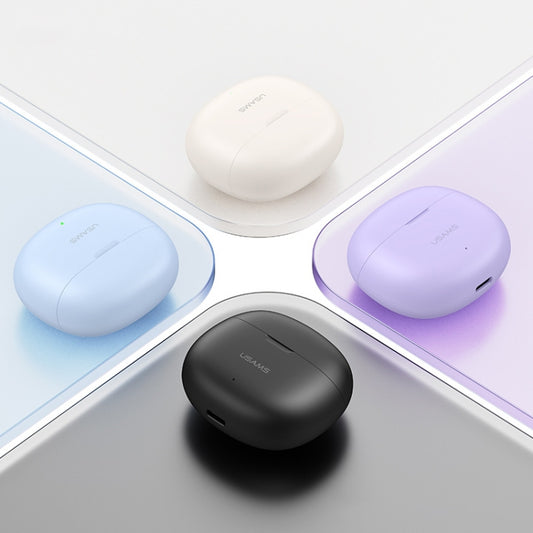 USAMS YO17 TWS Half In-Ear Wireless Bluetooth Earphone(Beige) by USAMS