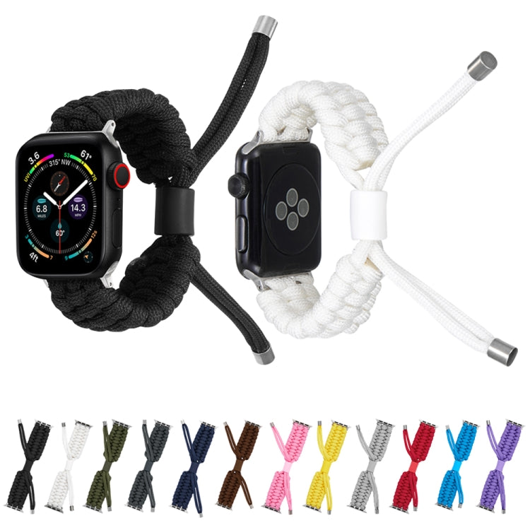 Stretch Plain Silicone Bean Watch Band For Apple Watch Ultra 49mm(White) by bashfashion
