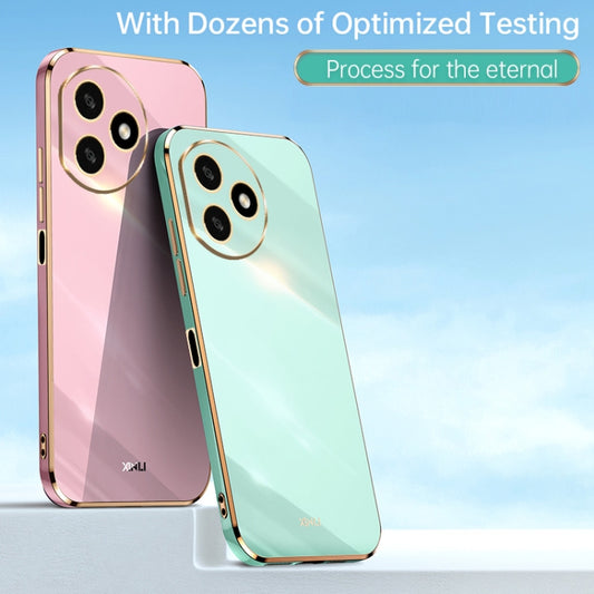 For Honor X50i+ 5G XINLI Straight Edge 6D Electroplate TPU Phone Case(Mint Green) by XINLI